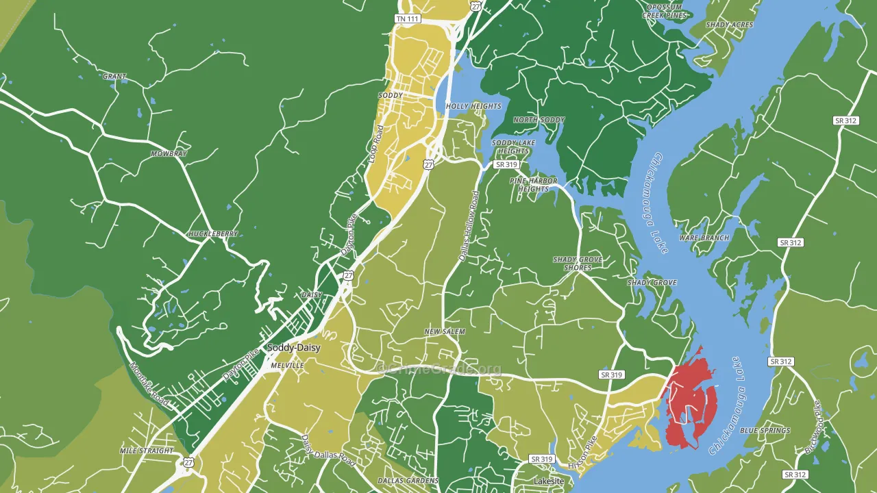 37379, TN Map of Theft Rates