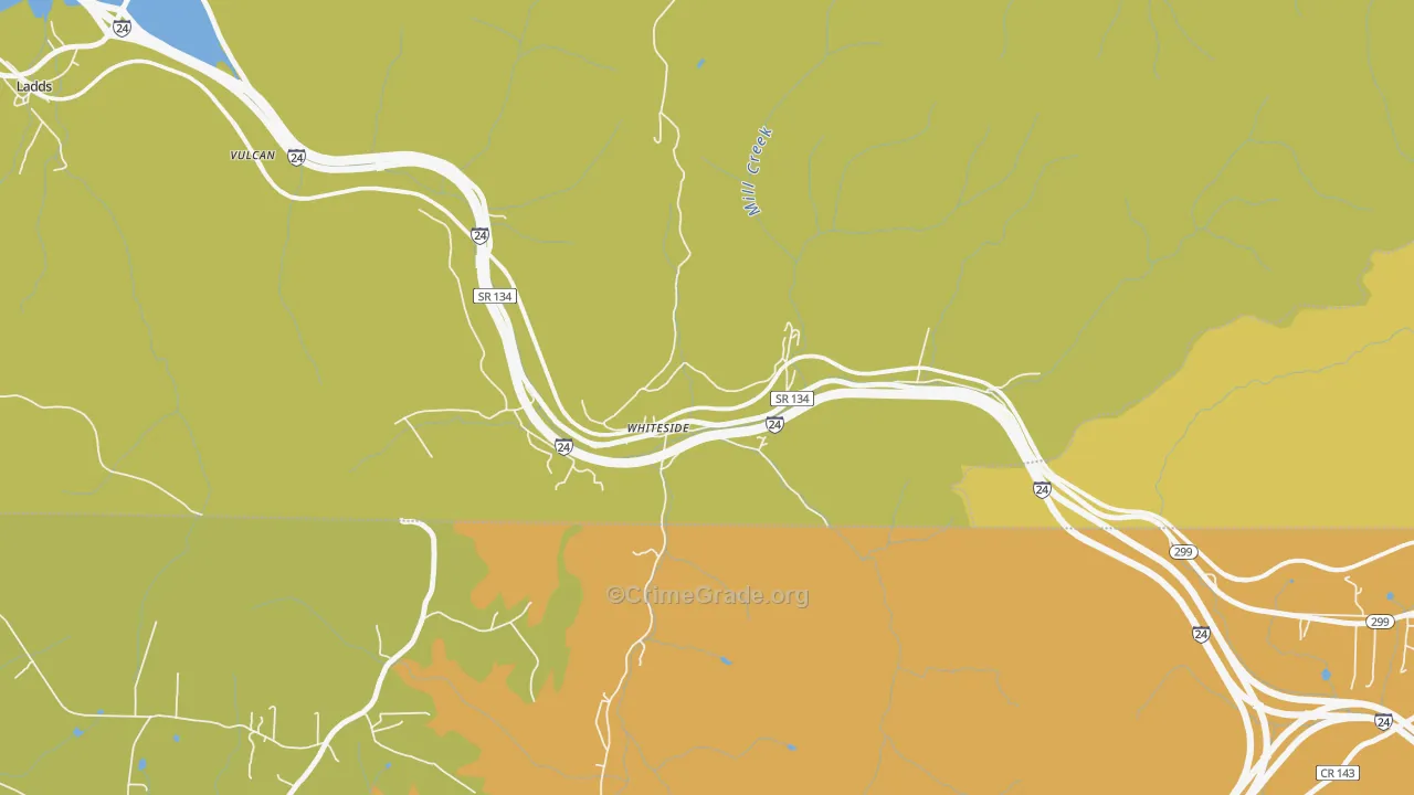 37396, TN Map of Theft Rates