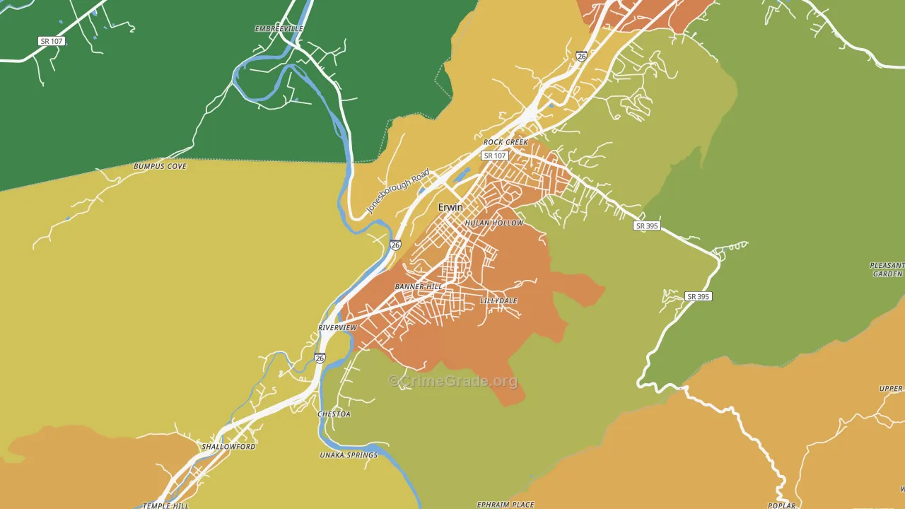 37650, TN Map of Theft Rates