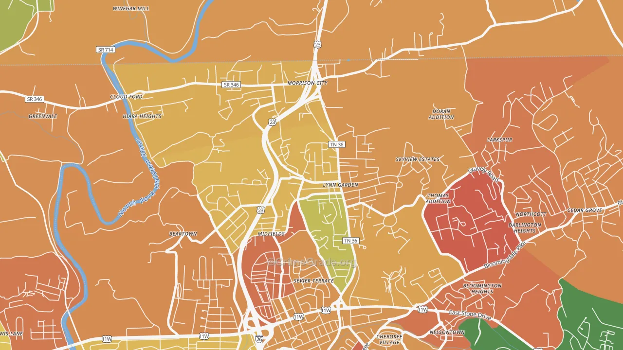 37665, TN Map of Theft Rates