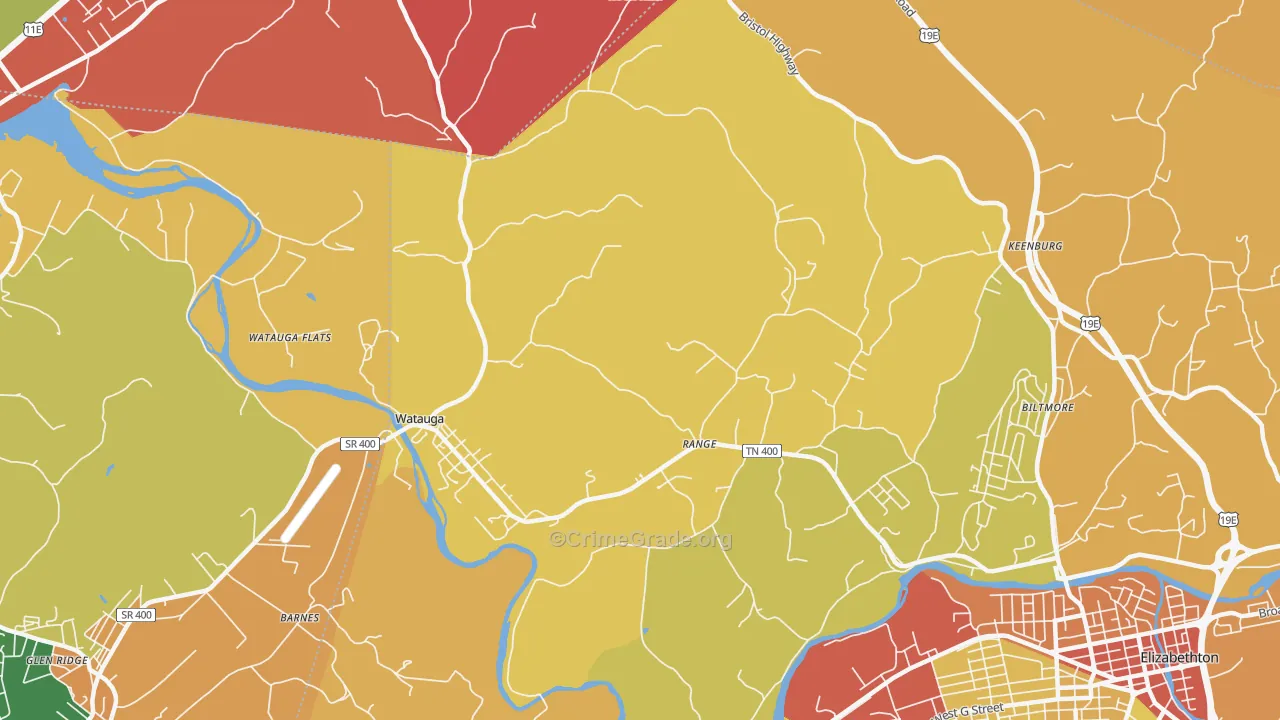 37694, TN Map of Theft Rates