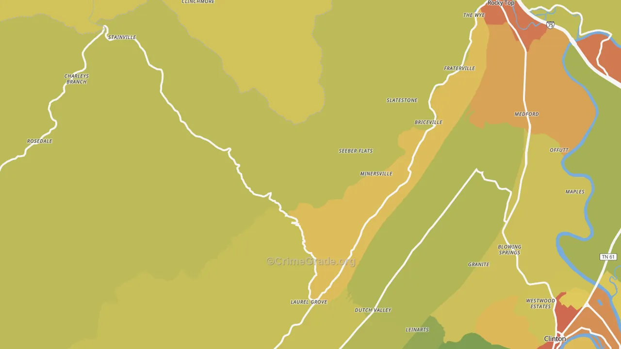 37710, TN Map of Theft Rates