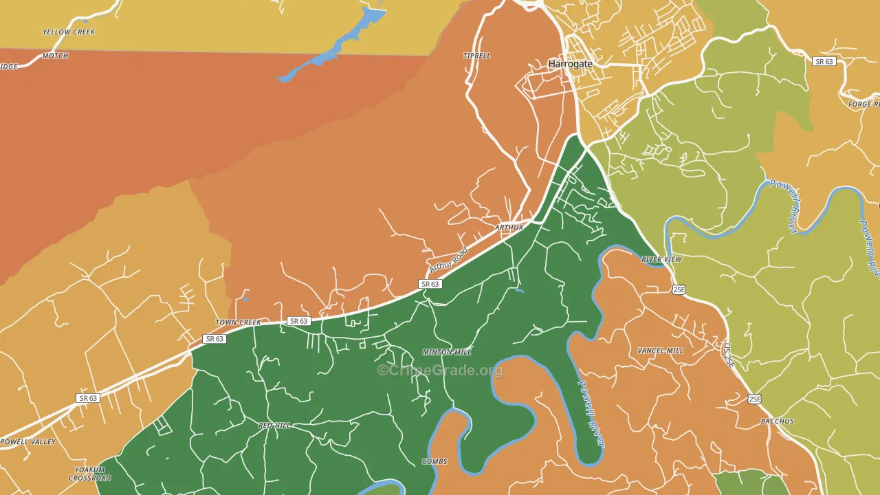 37724, TN Map of Theft Rates