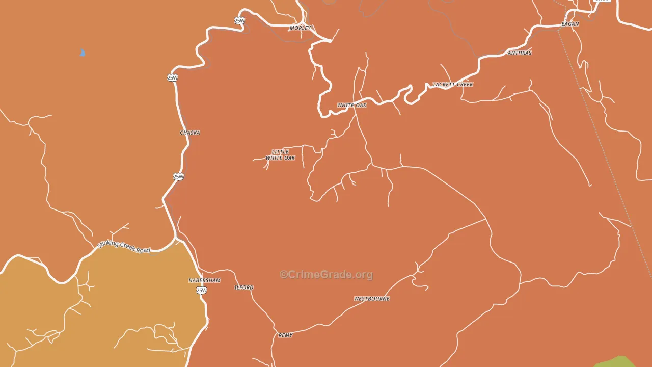 37729, TN Map of Theft Rates