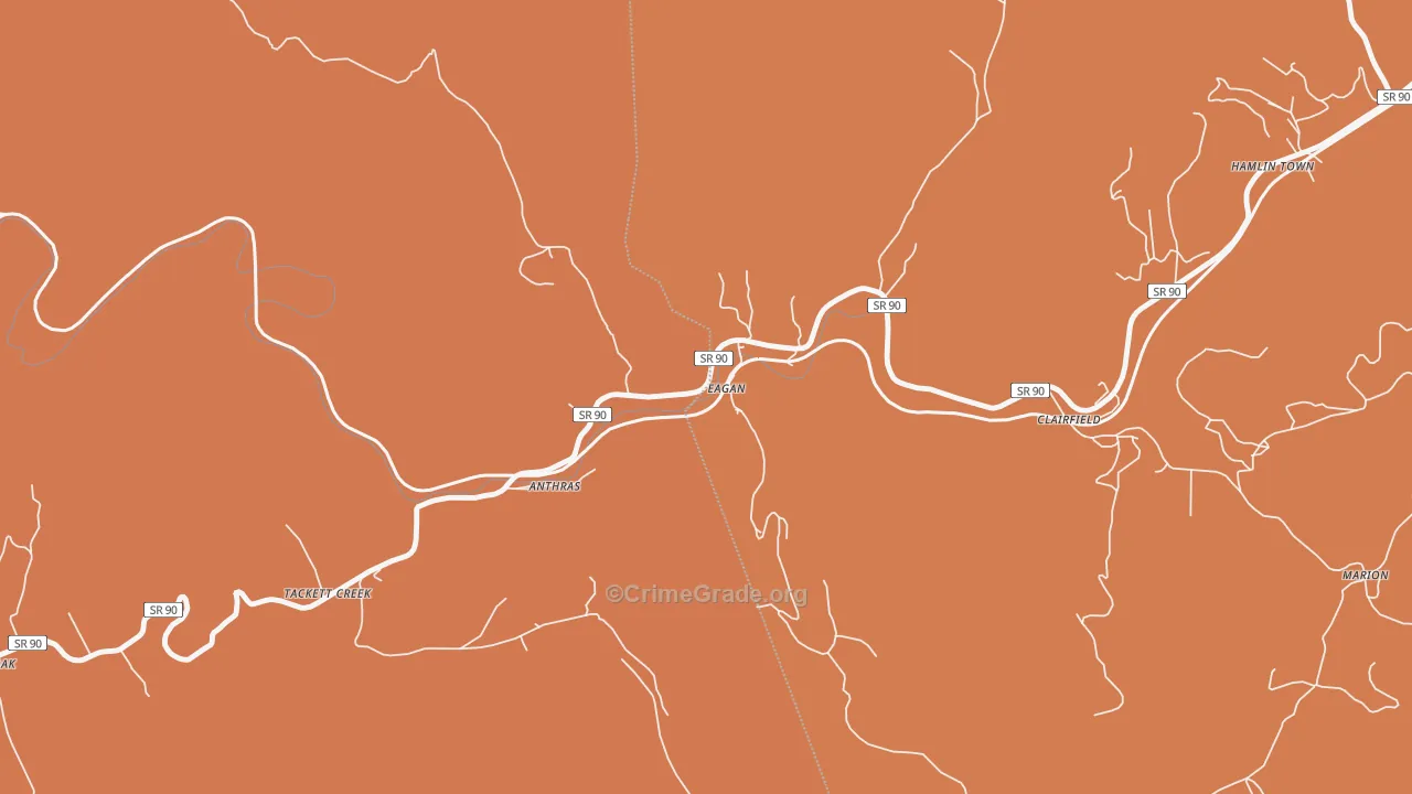 37730, TN Map of Theft Rates