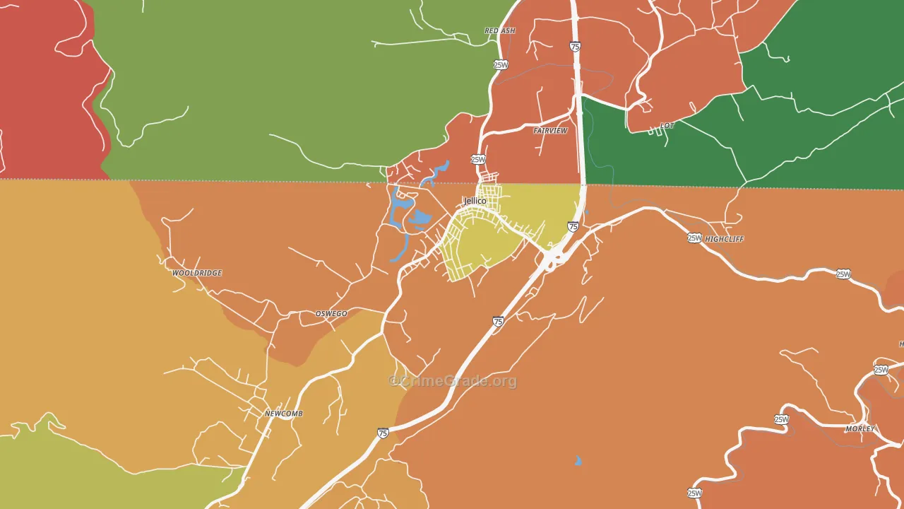 37762, TN Map of Theft Rates