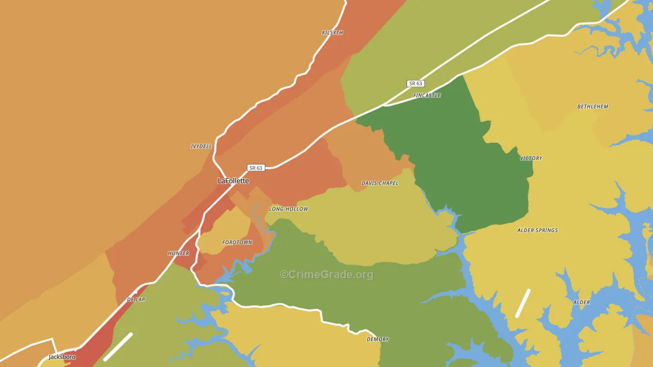 37766, TN Map of Theft Rates