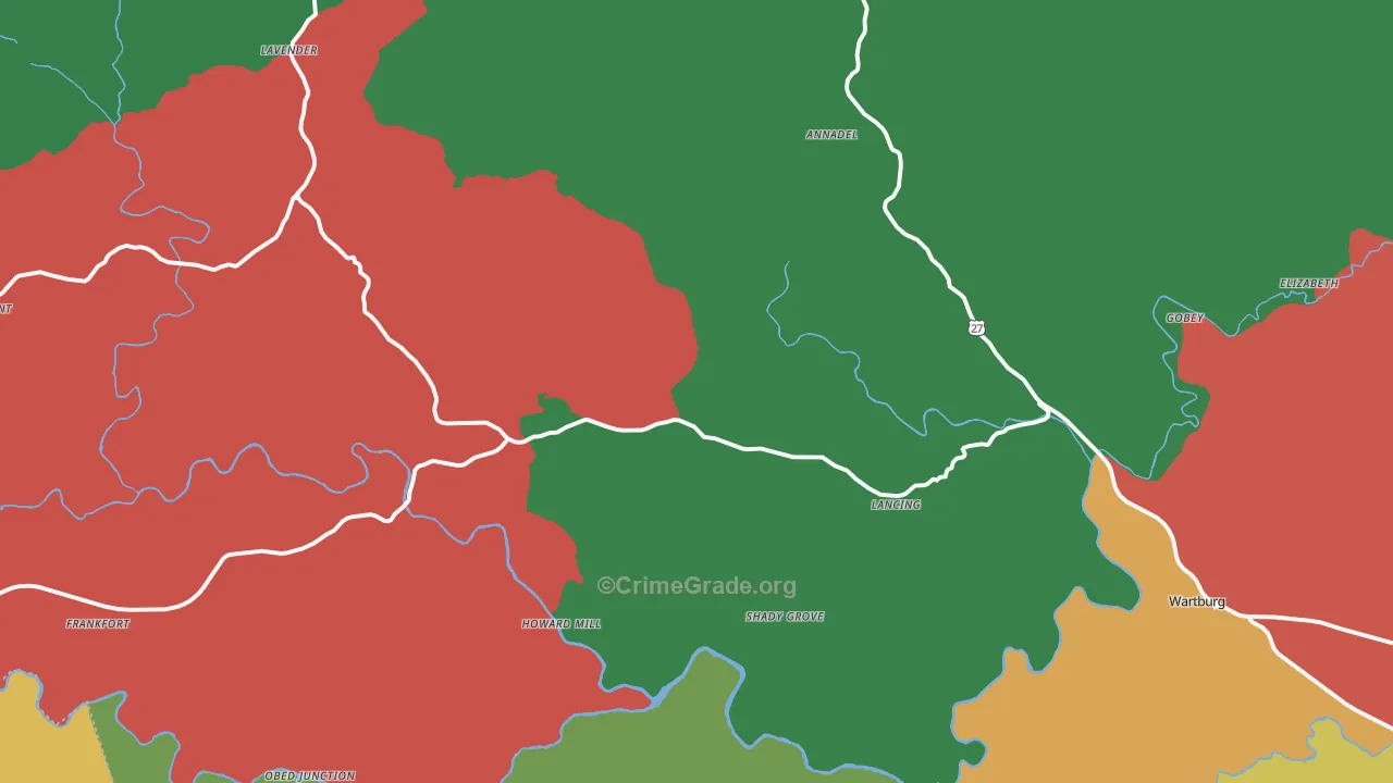 37770, TN Map of Theft Rates