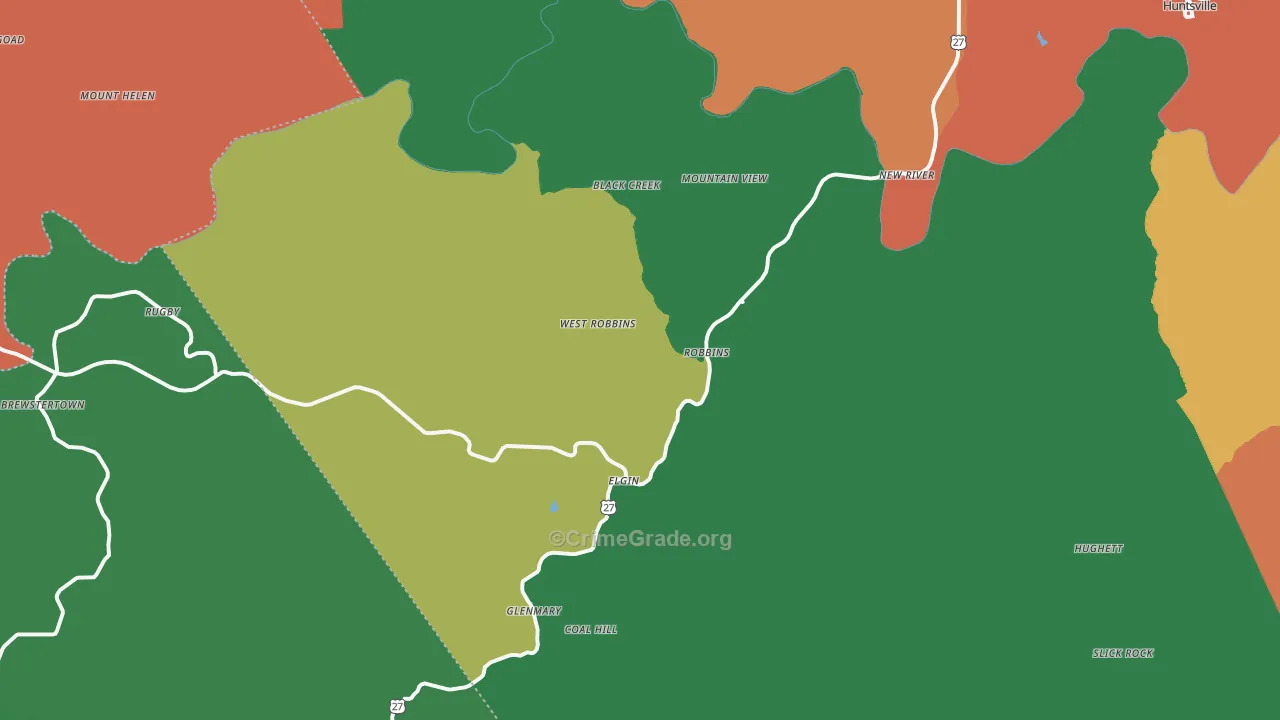 37852, TN Map of Theft Rates