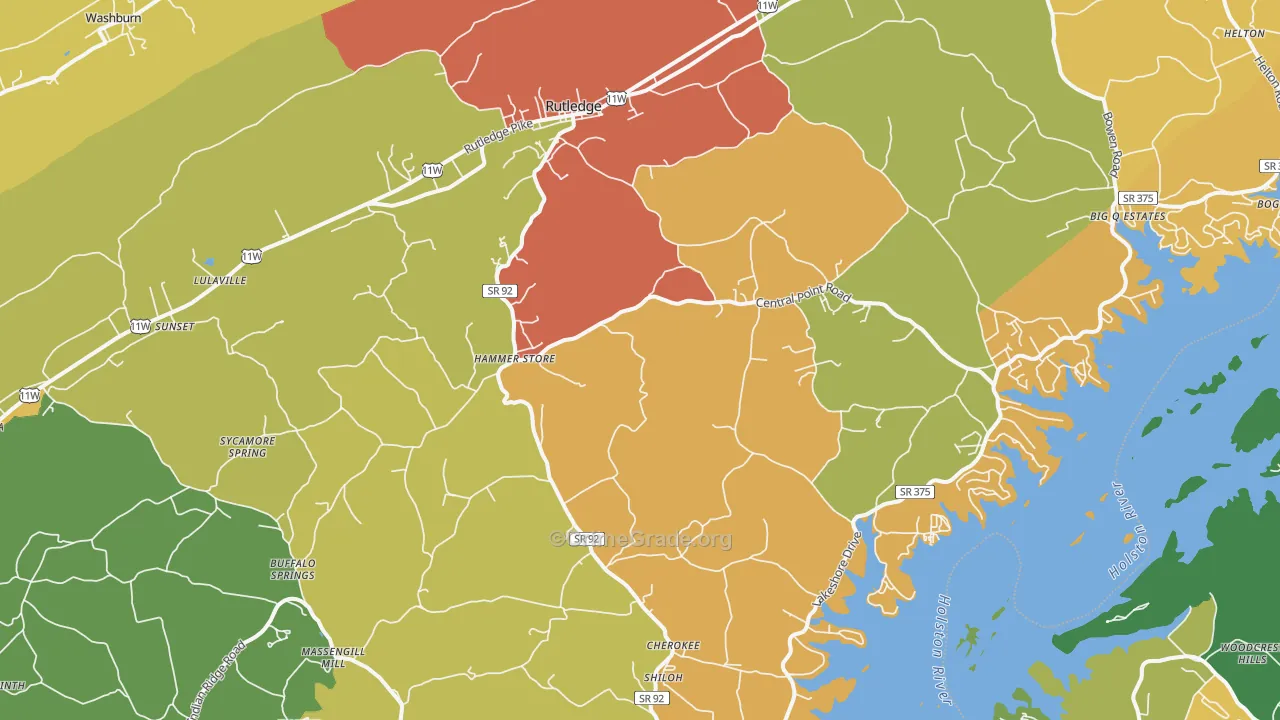 37861, TN Map of Theft Rates
