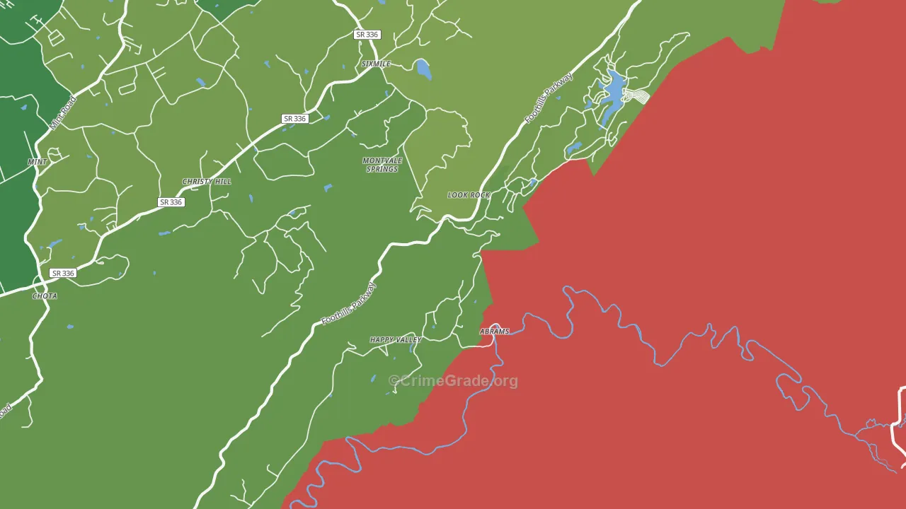 37878, TN Map of Theft Rates