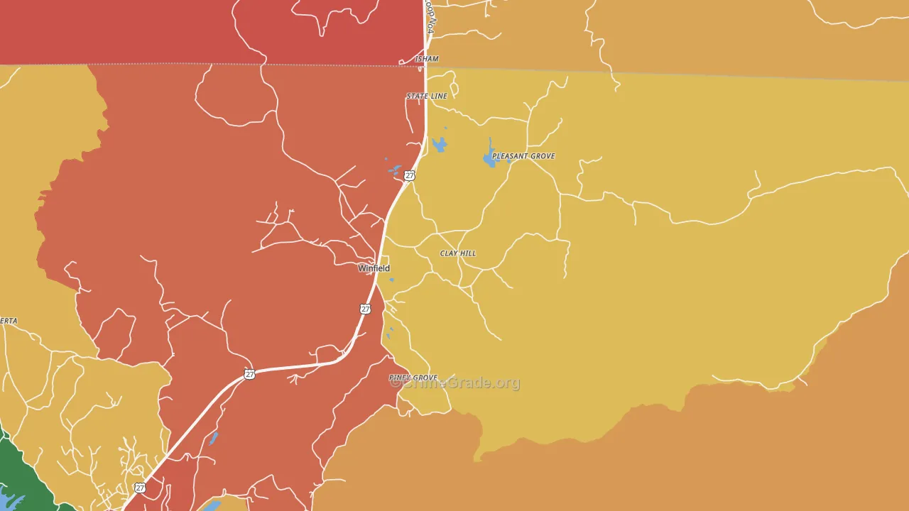 37892, TN Map of Theft Rates