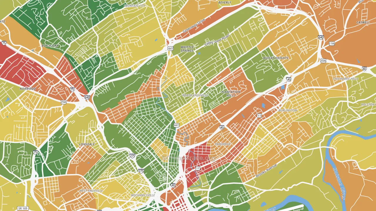 37917, TN Map of Theft Rates