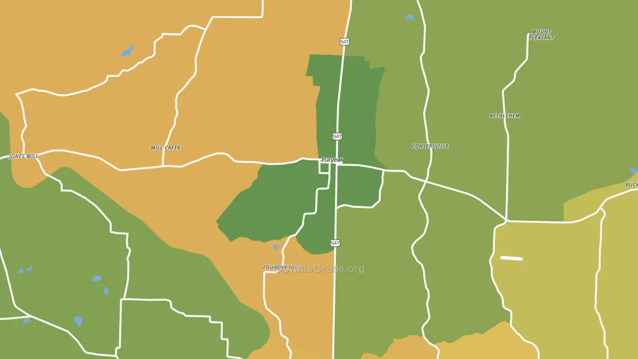 38251, TN Map of Theft Rates