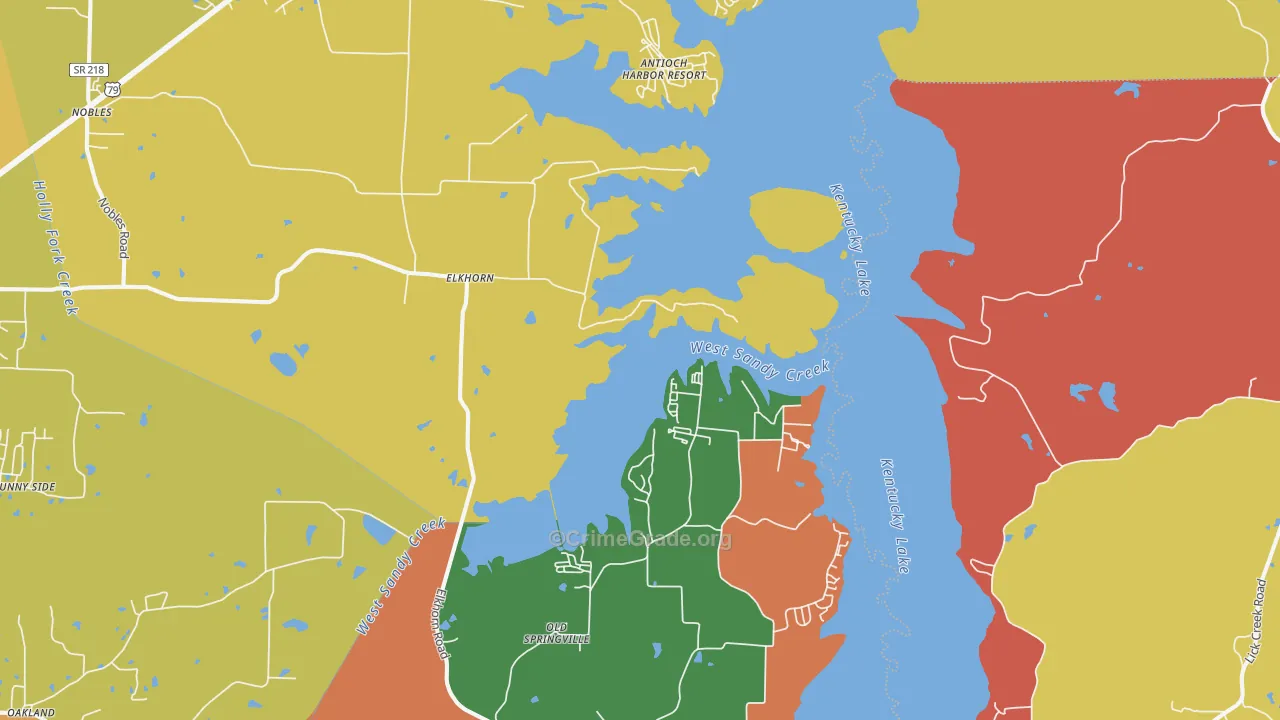 38256, TN Map of Theft Rates