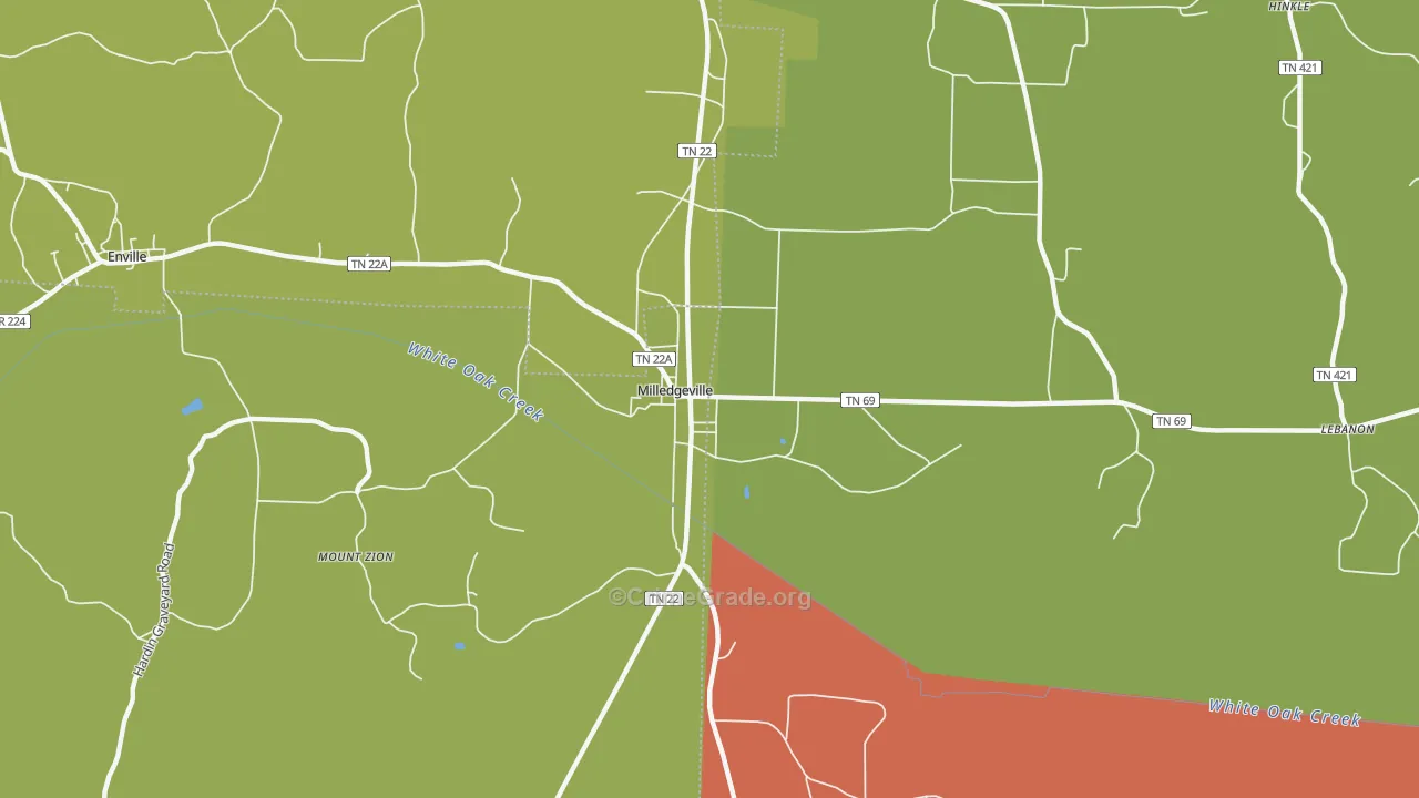 38359, TN Map of Theft Rates