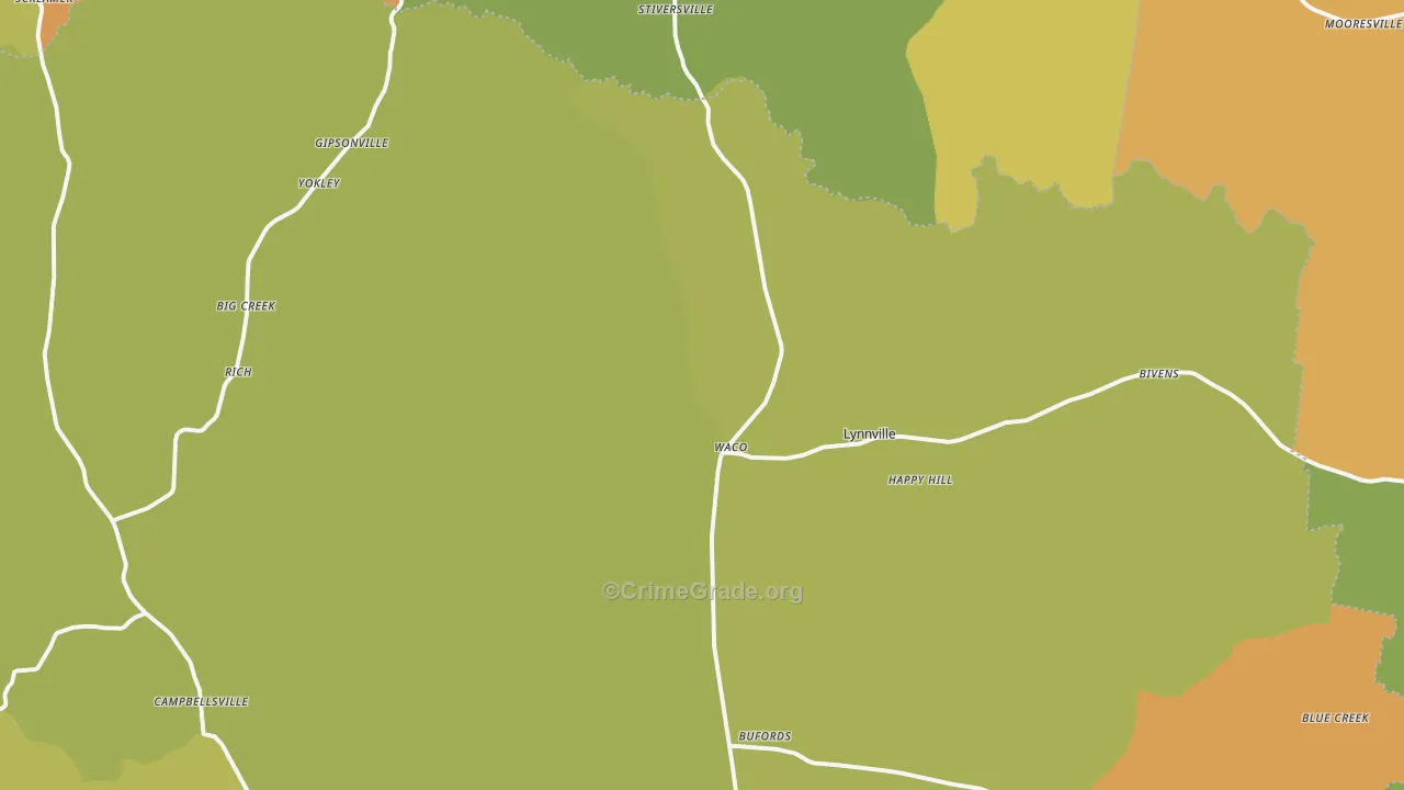 38472, TN Map of Theft Rates