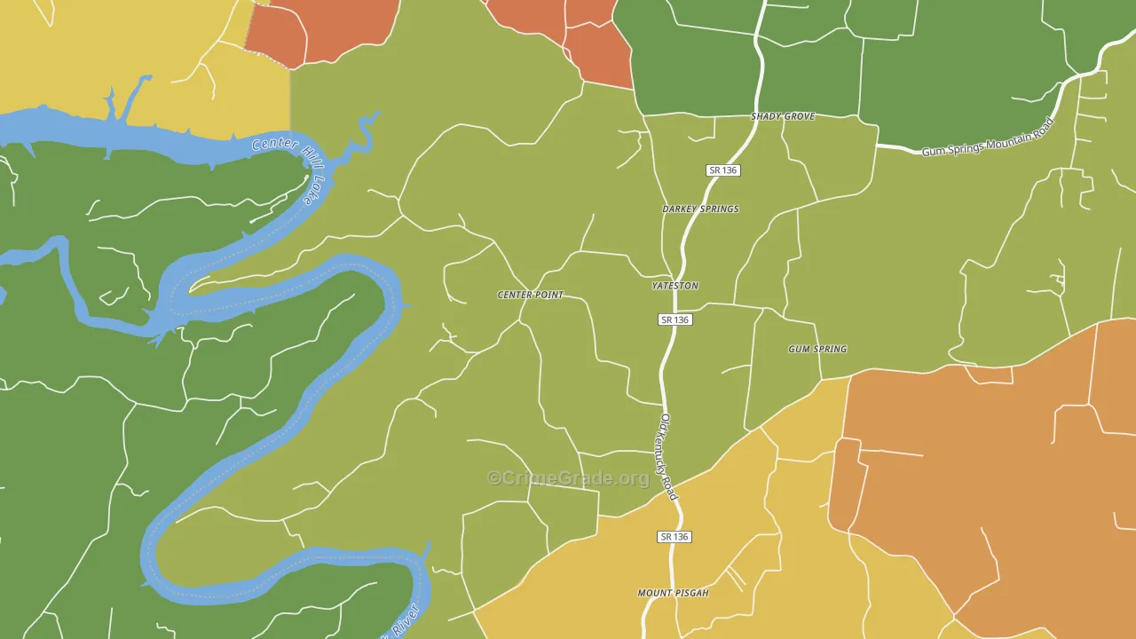 38587, TN Map of Theft Rates