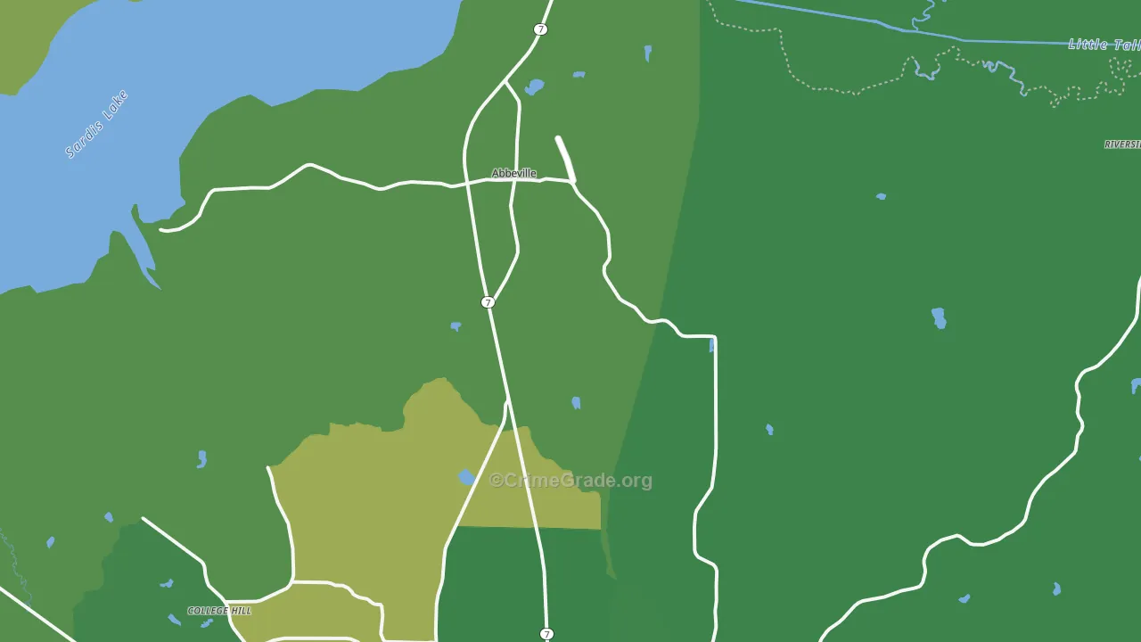 38601, MS Map of Theft Rates