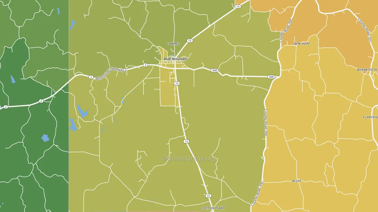38610, MS Map of Theft Rates