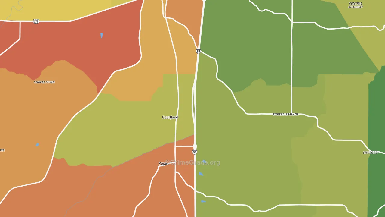 38620, MS Map of Theft Rates