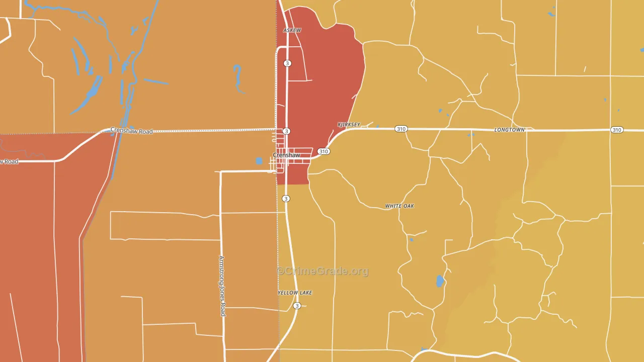 38621, MS Map of Theft Rates