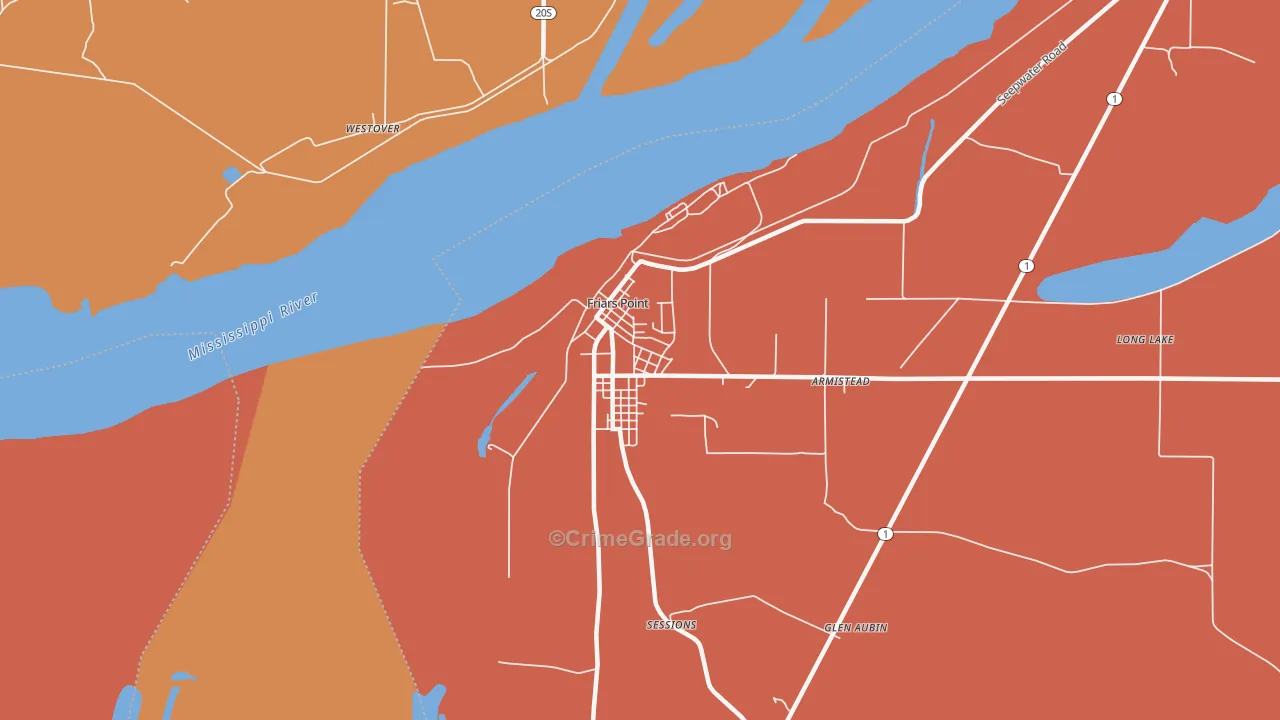 38631, MS Map of Theft Rates