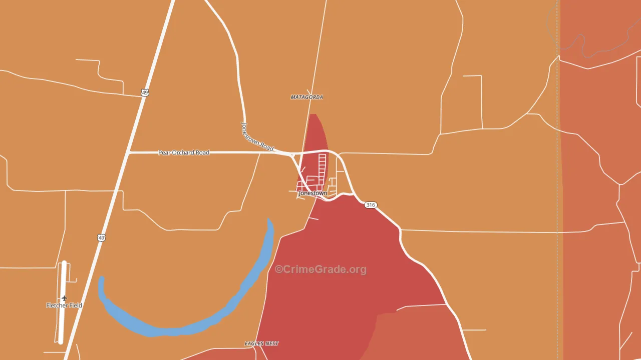 38639, MS Map of Theft Rates