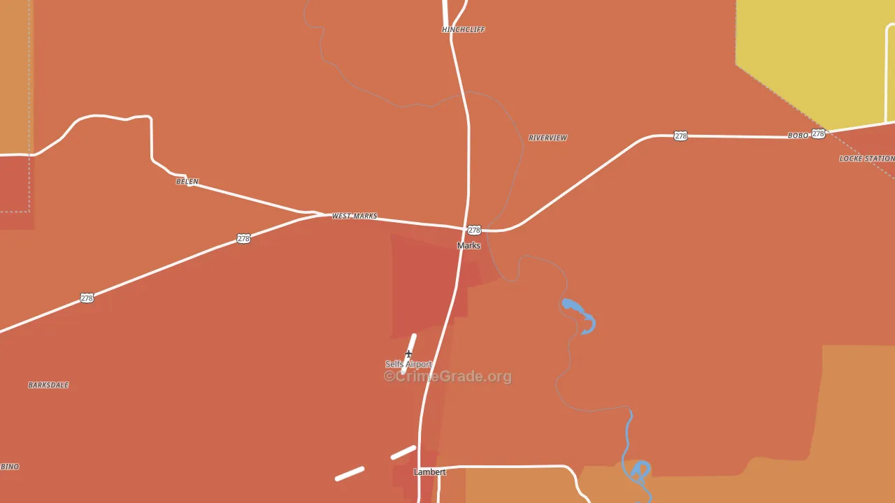 38646, MS Map of Theft Rates