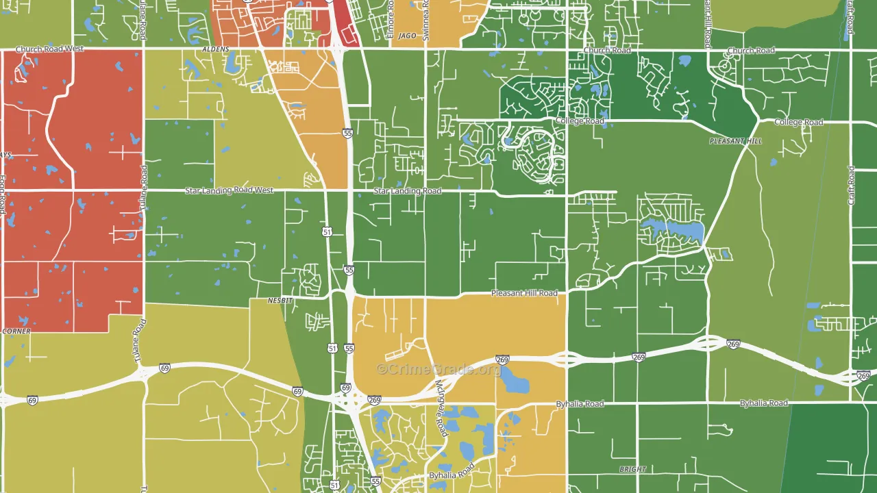 38651, MS Map of Theft Rates