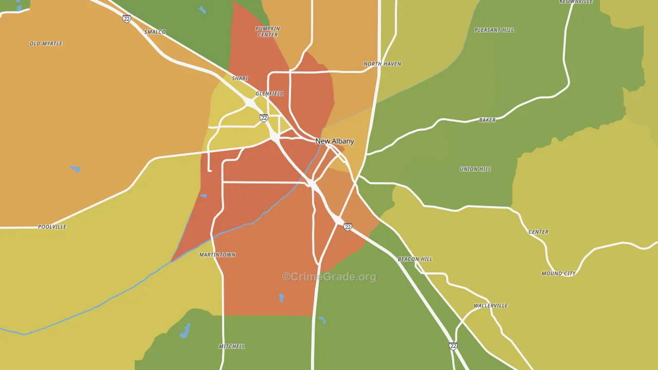 38652, MS Map of Theft Rates