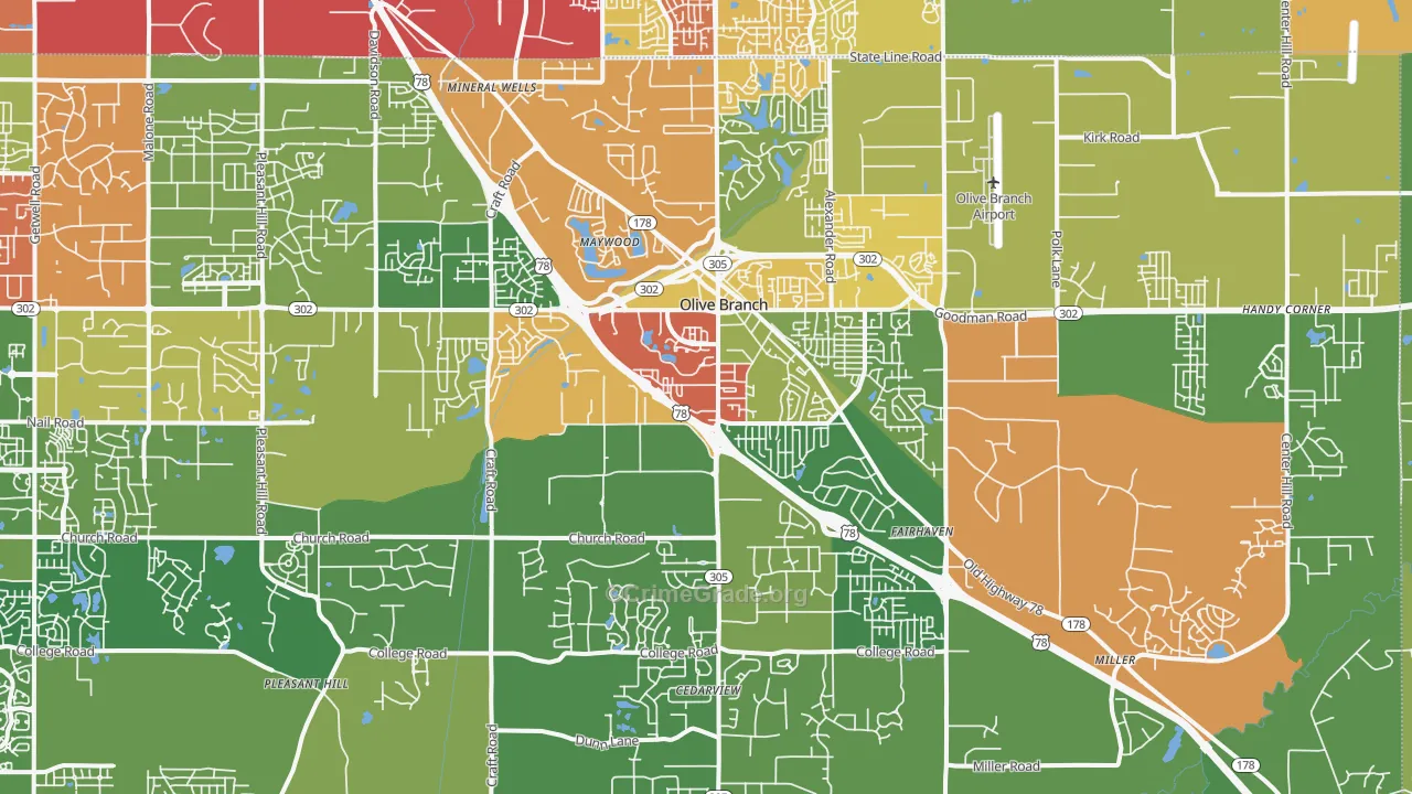 38654, MS Map of Theft Rates
