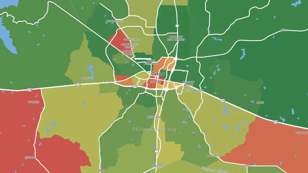 38655, MS Map of Theft Rates