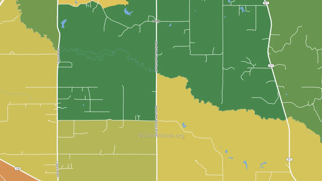 38661, MS Map of Theft Rates