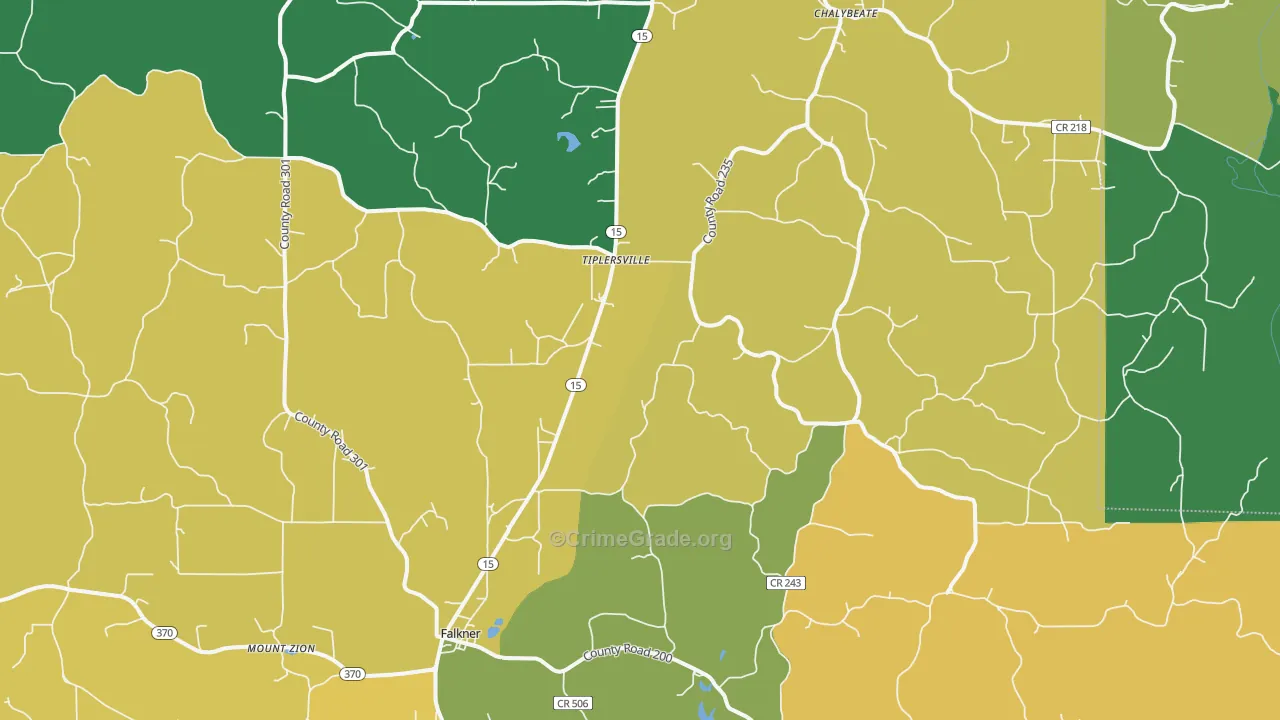 38674, MS Map of Theft Rates