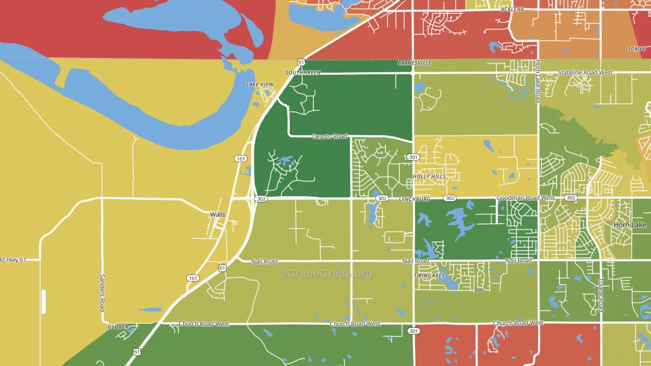 38680, MS Map of Theft Rates
