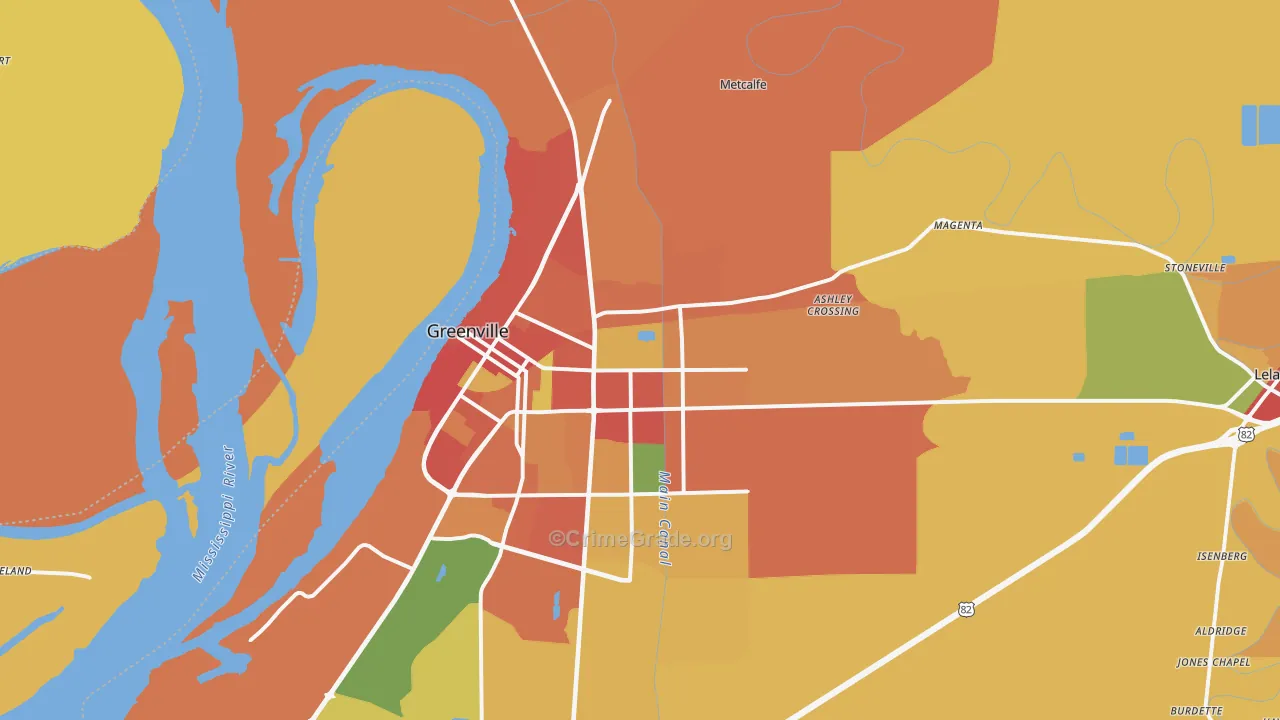 38703, MS Map of Theft Rates