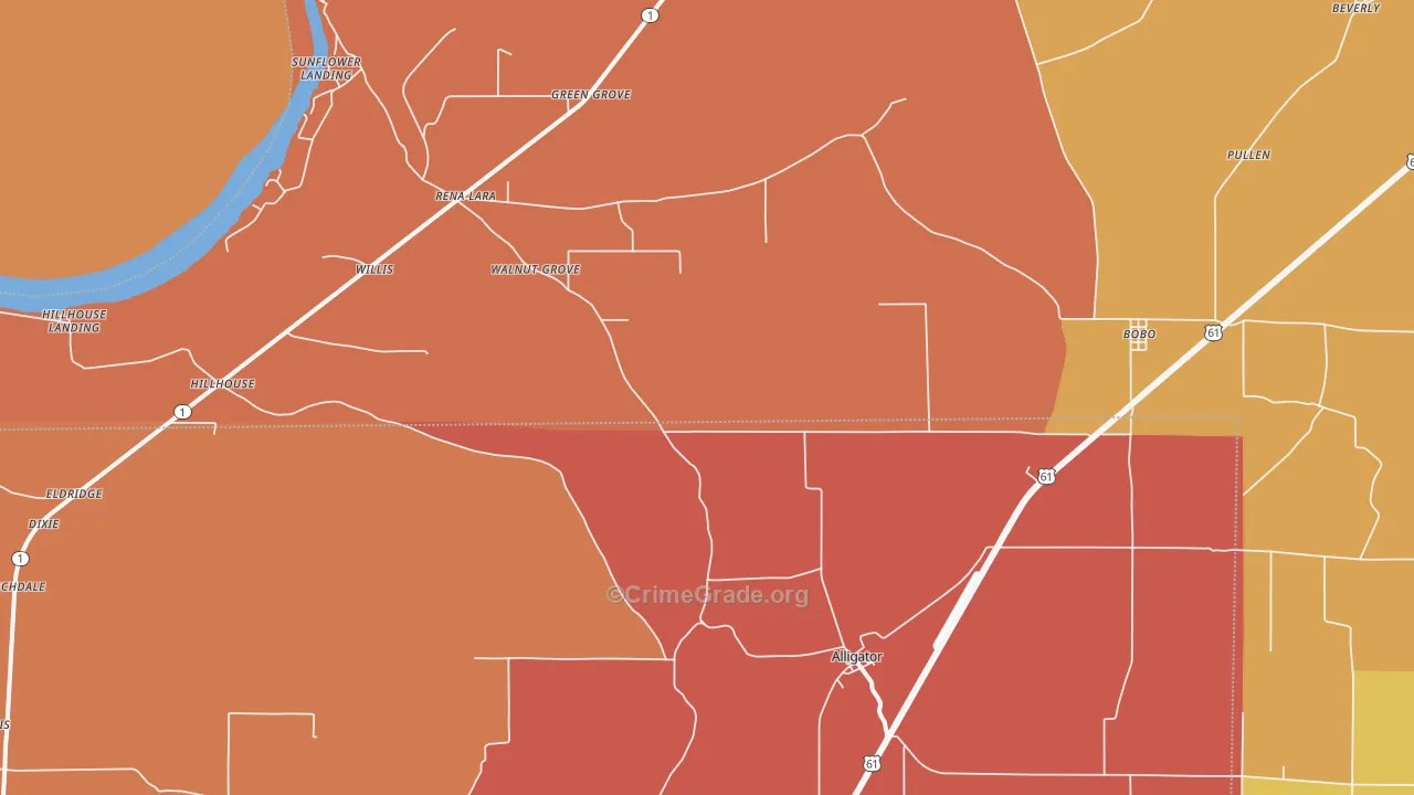 38720, MS Map of Theft Rates
