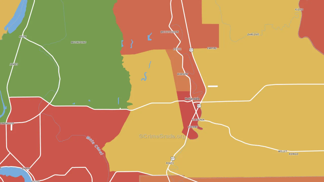 38748, MS Map of Theft Rates