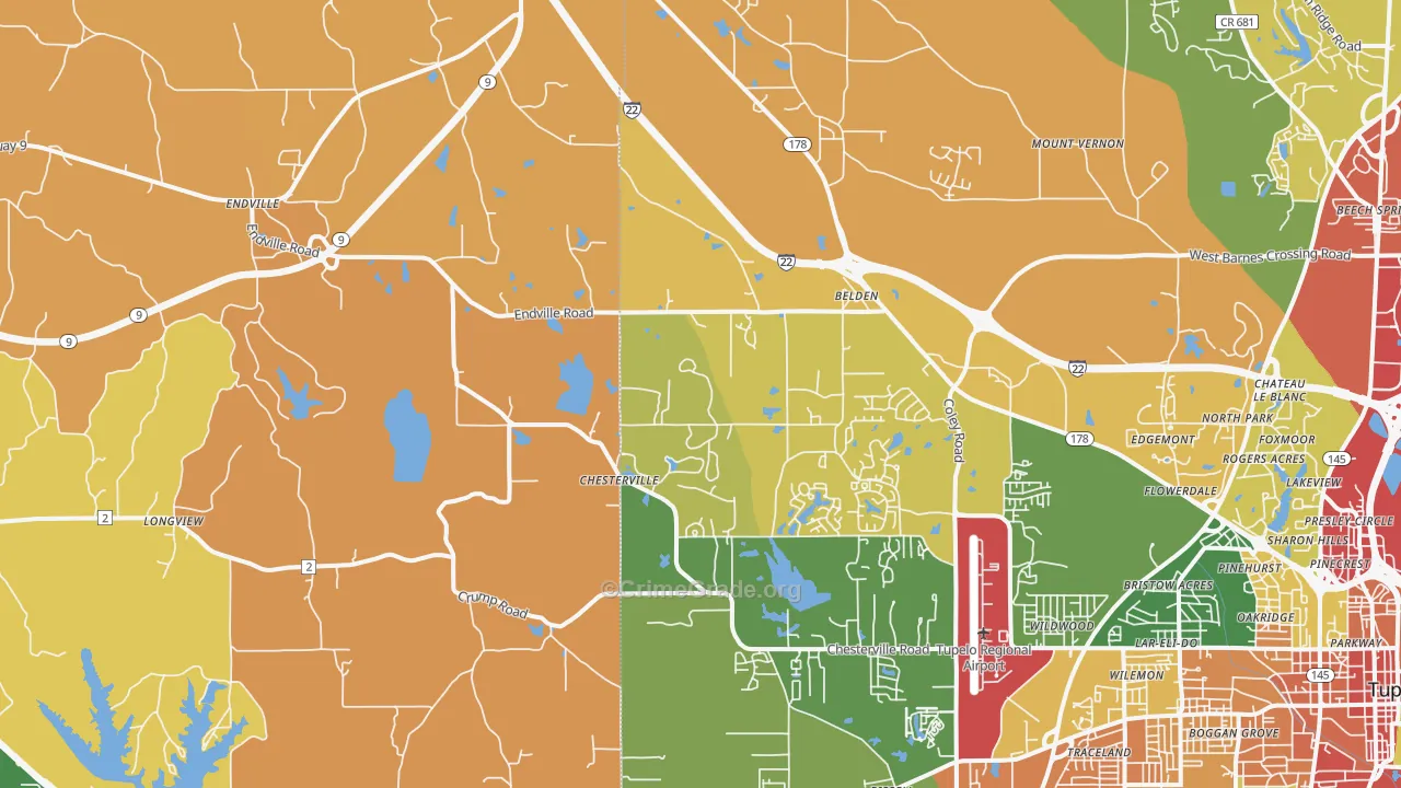 38826, MS Map of Theft Rates