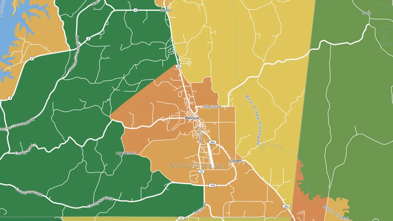 38827, MS Map of Theft Rates