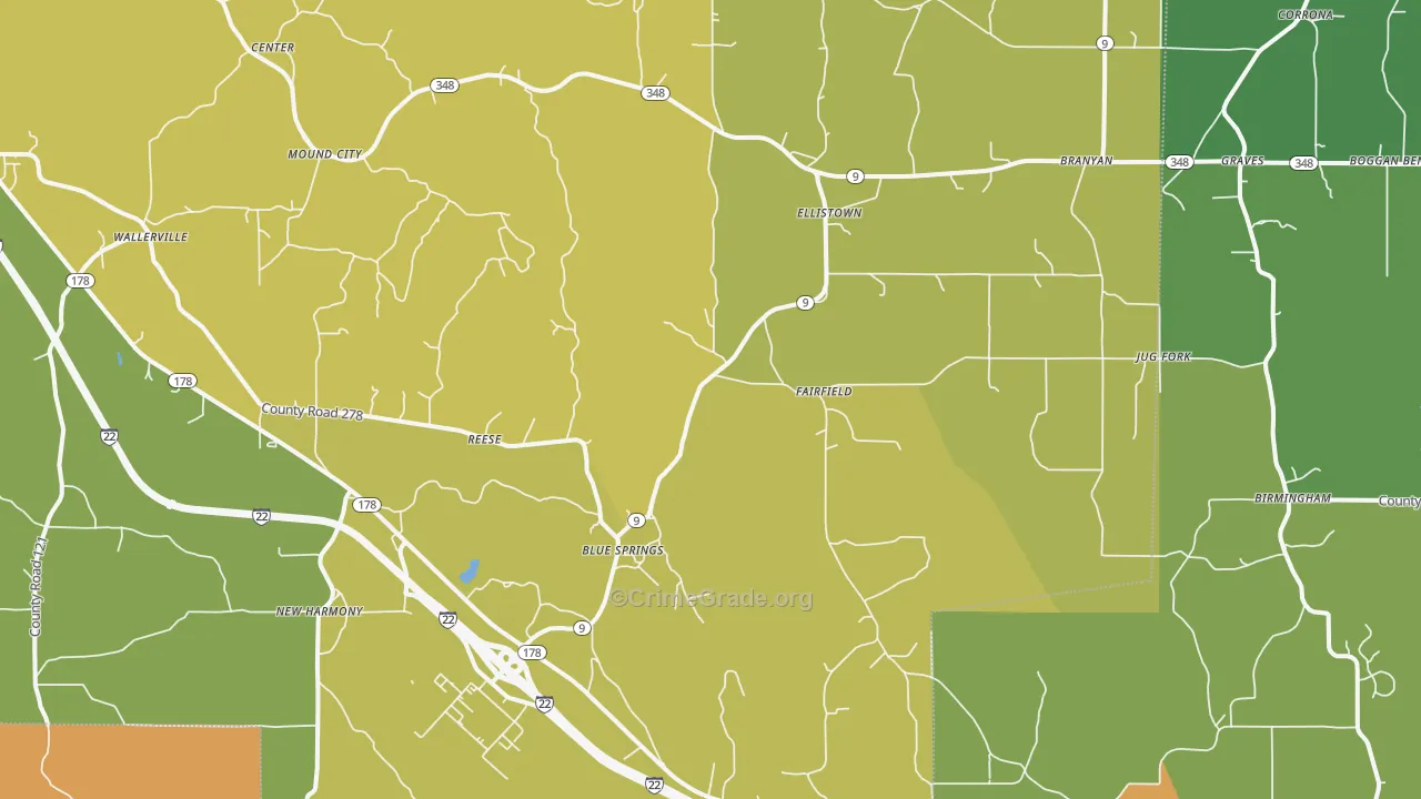 38828, MS Map of Theft Rates