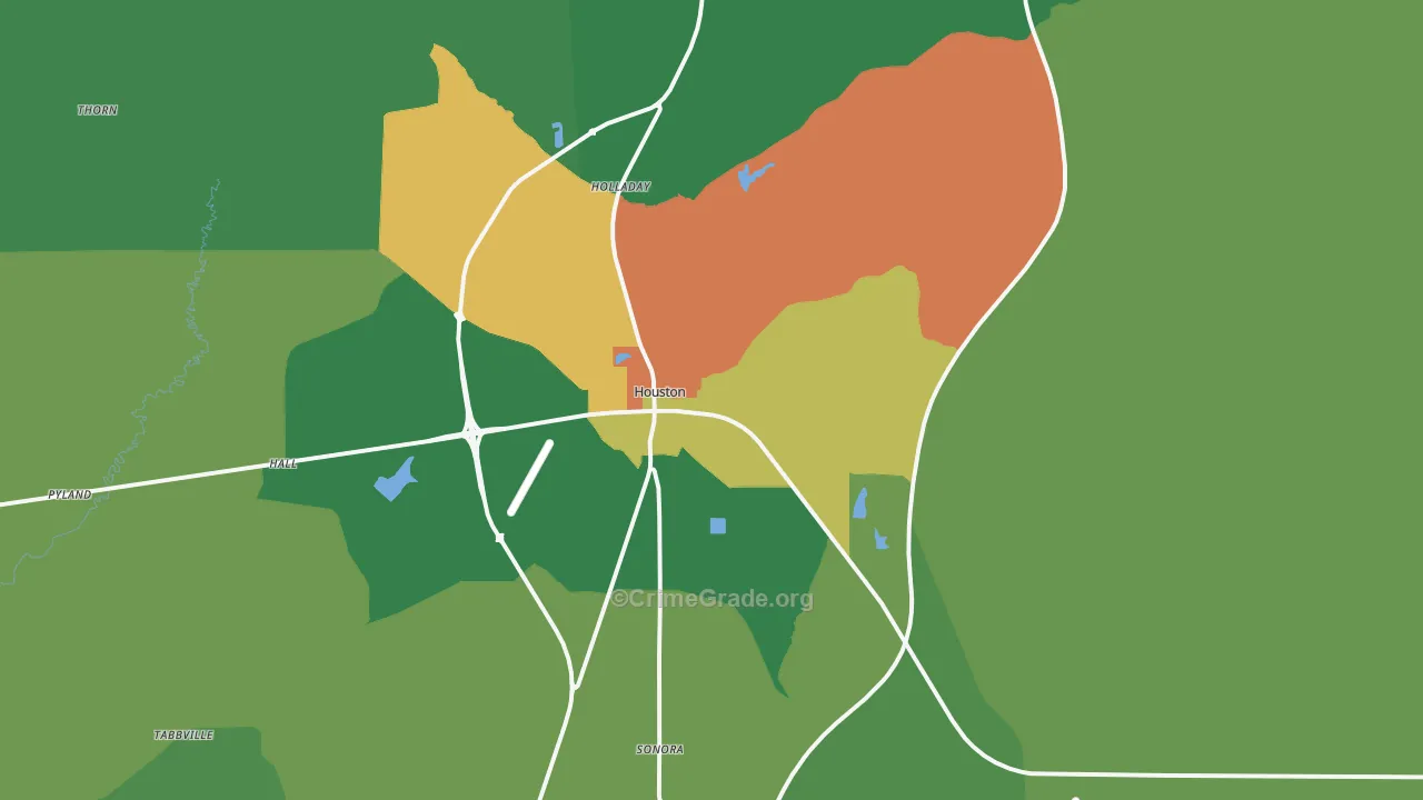 38851, MS Map of Theft Rates