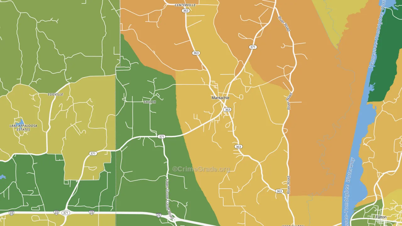 38855, MS Map of Theft Rates