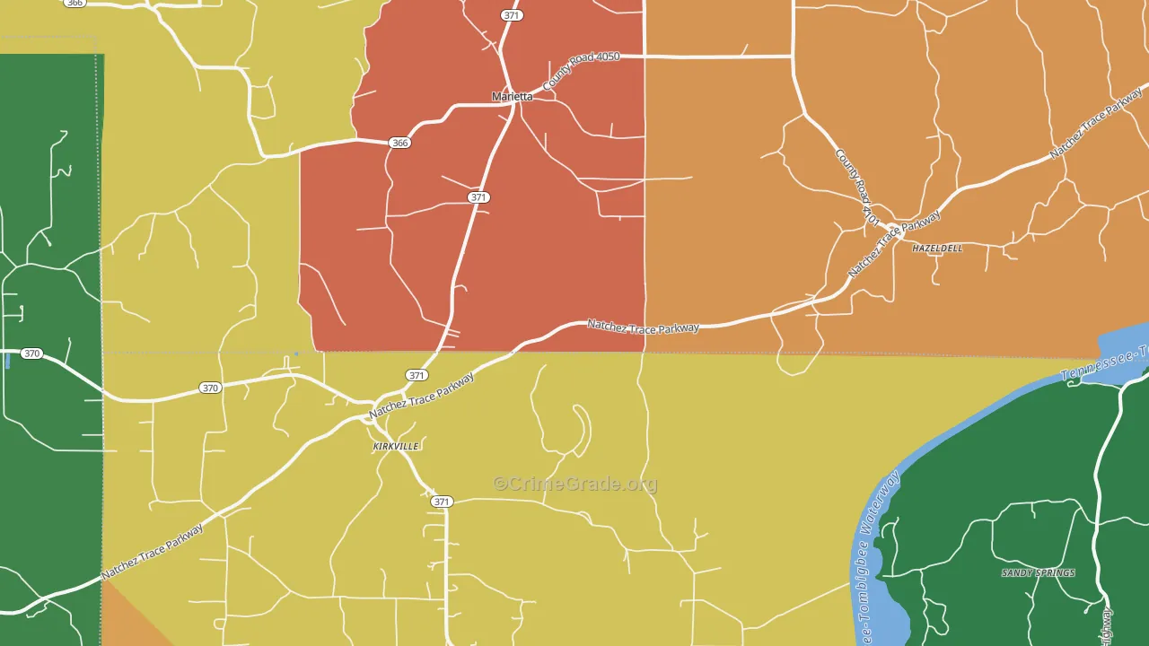 38856, MS Map of Theft Rates