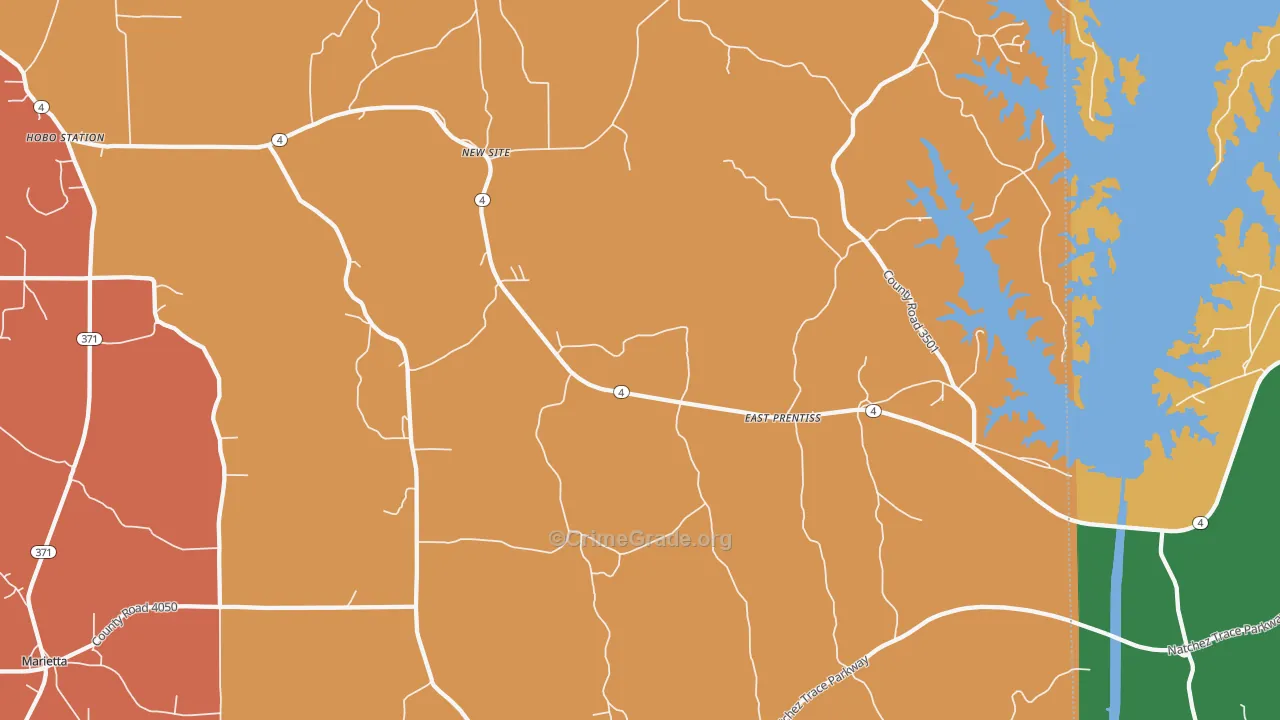 38859, MS Map of Theft Rates