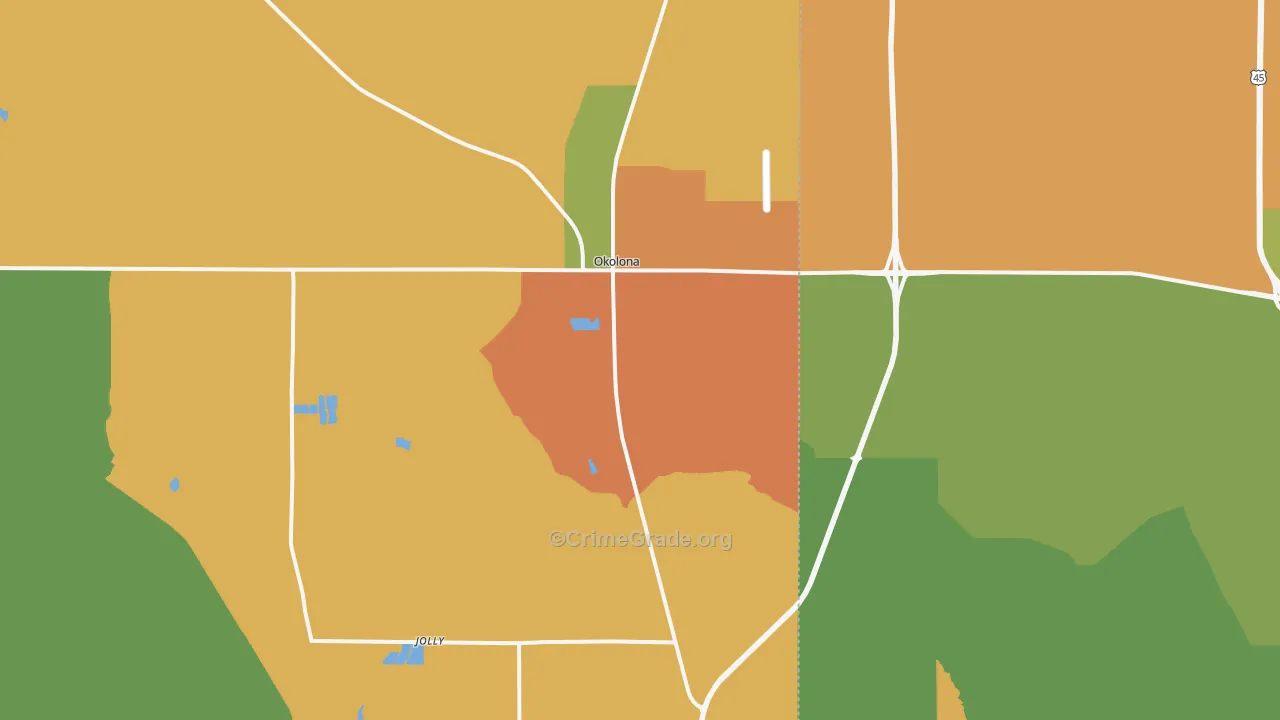 38860, MS Map of Theft Rates