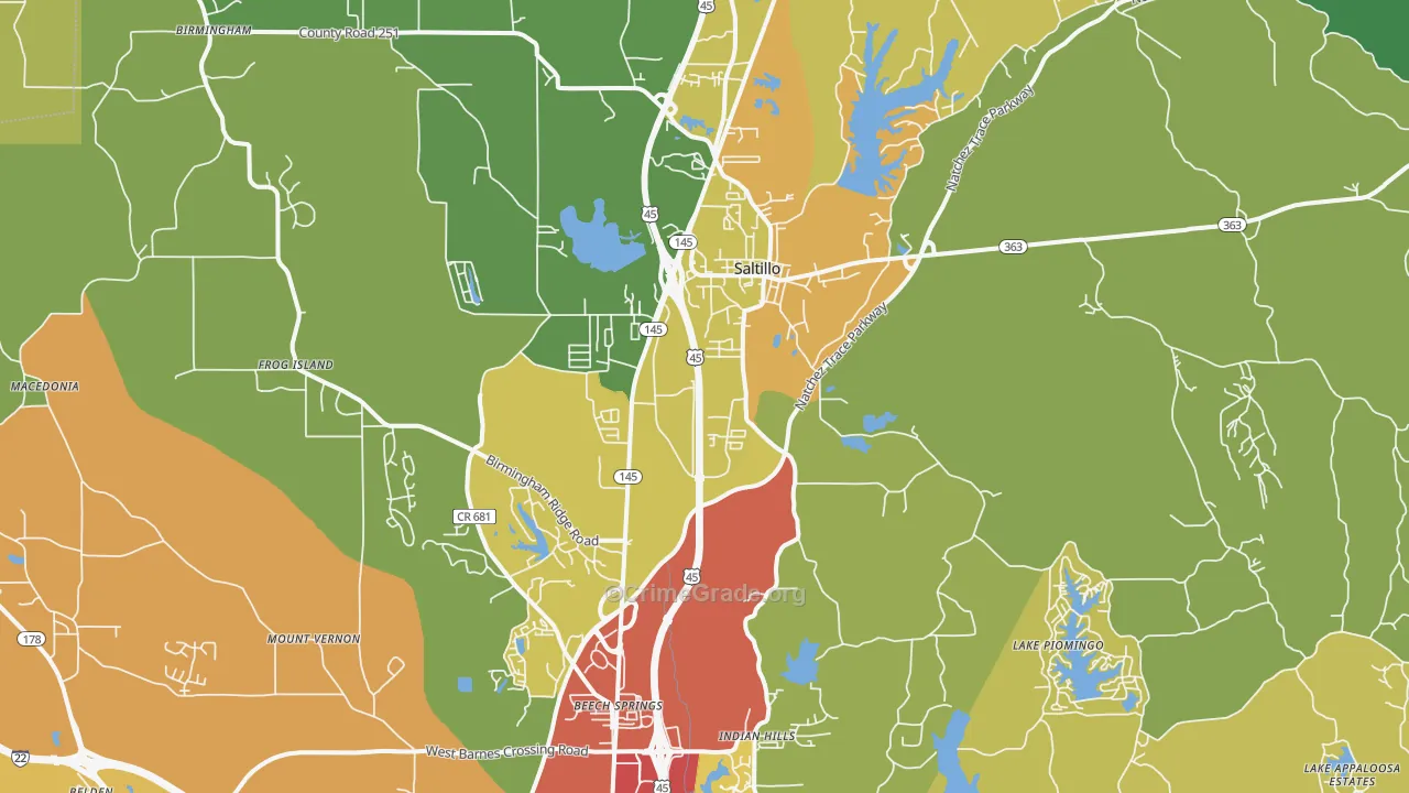 38866, MS Map of Theft Rates