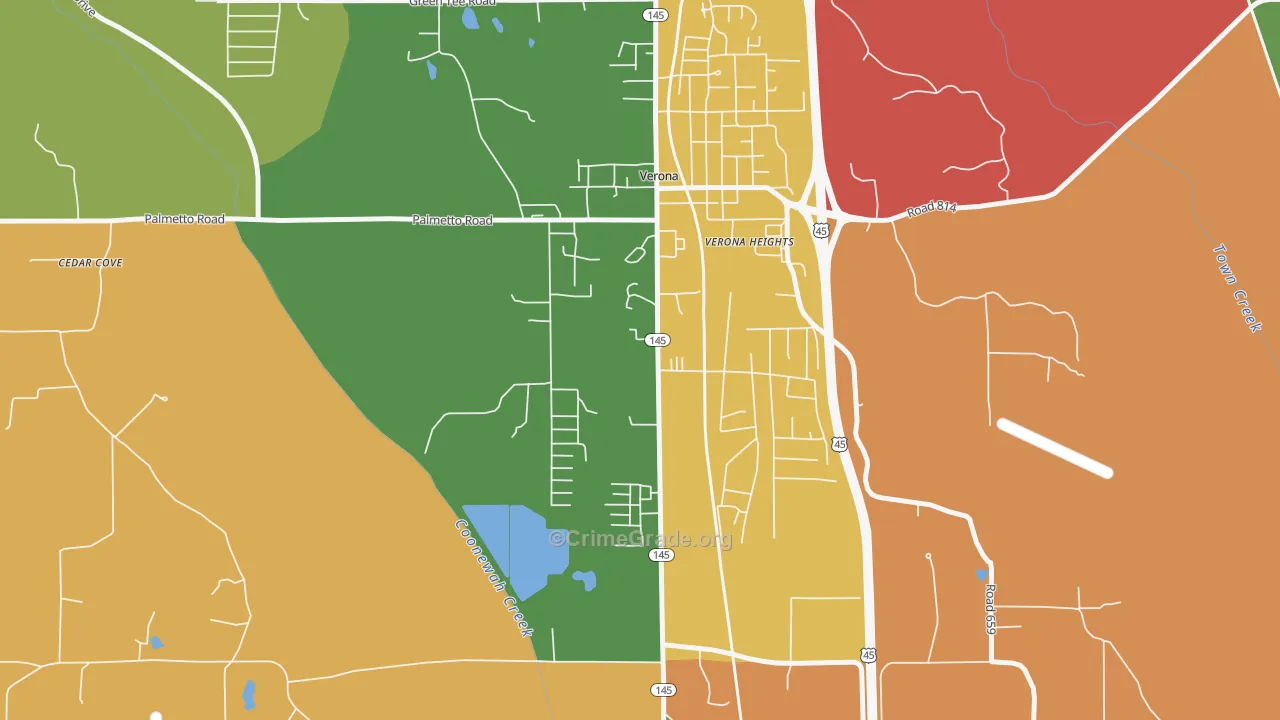 38879, MS Map of Theft Rates