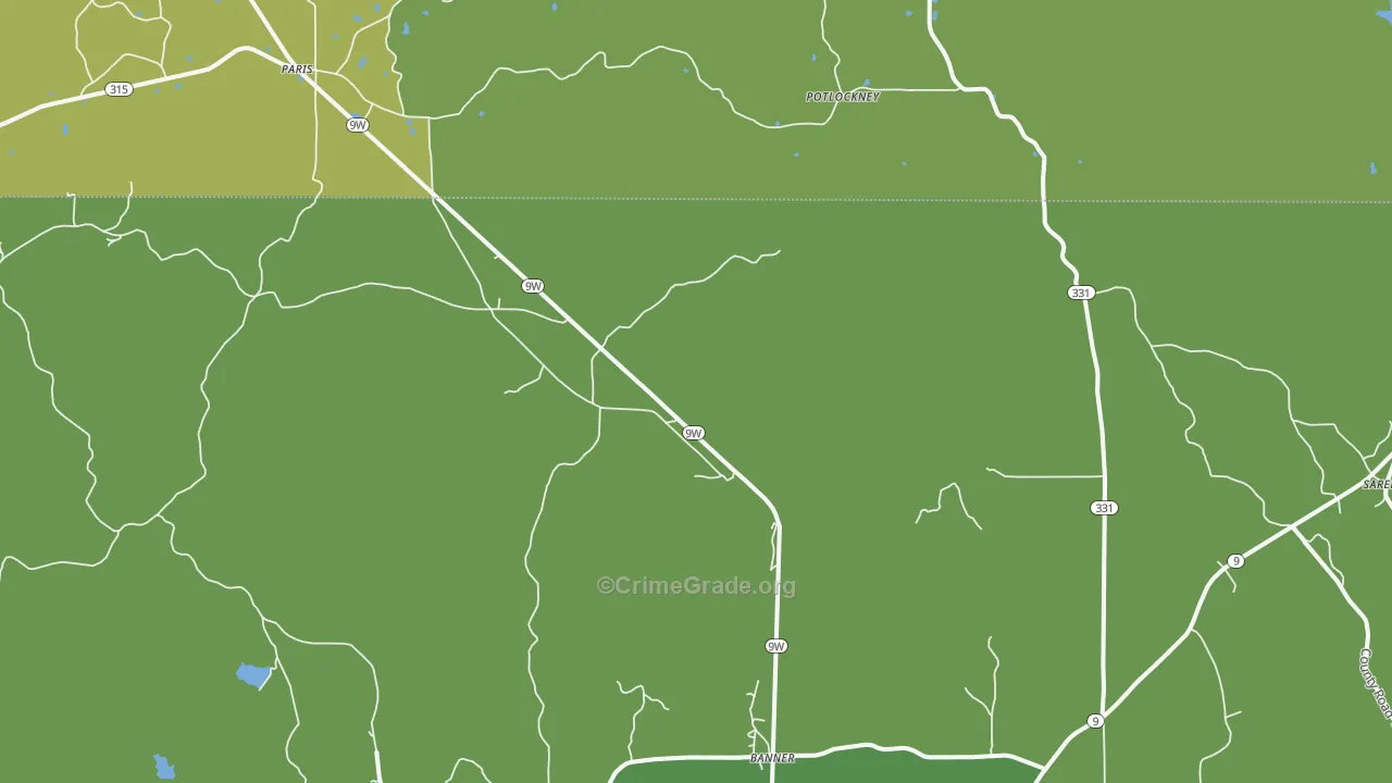 38913, MS Map of Theft Rates